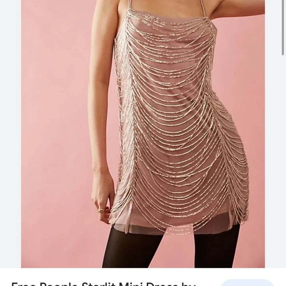 Free people starlit mini dress size small new with tags